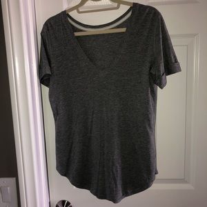 Lululemon love T. Size 6 grey t-shirt